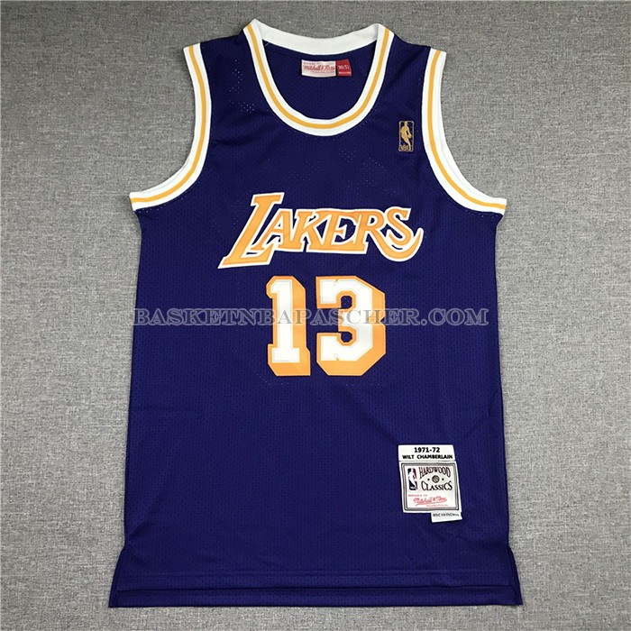 Maillot Los Angeles Lakers Wilt Chamberlain Mitchell & Ness 1971-72 Volet